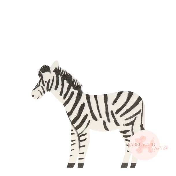 ZEBRA SERVIETTER
