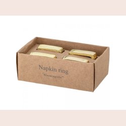 FIRKANTET SERVIETRINGE