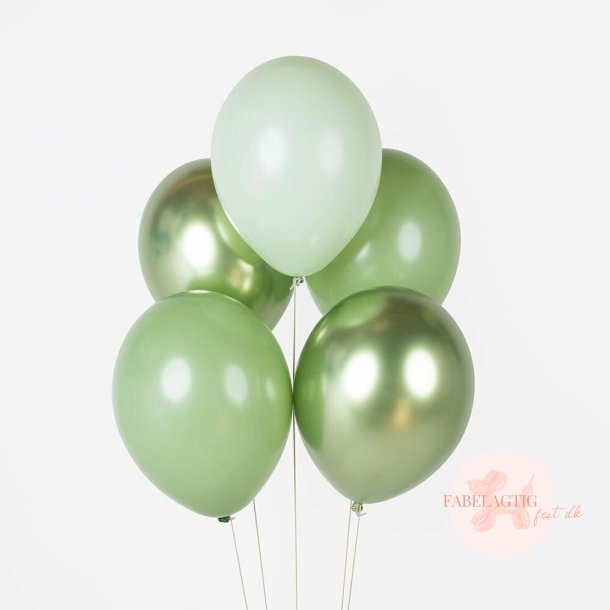 SAGE GRN BALLONER 10 STK