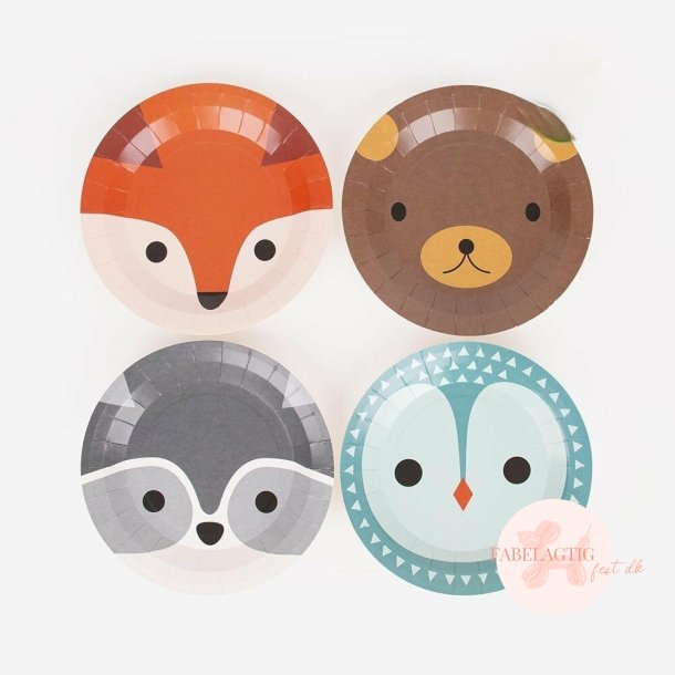 SKOVDYR TALLERKNER MIX