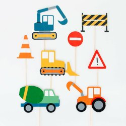 BYGGEPLADS CAKETOPPER