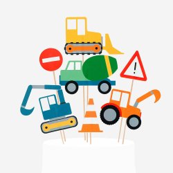 BYGGEPLADS CAKETOPPER